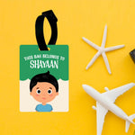 Kids Printed Luggage Boy Tags