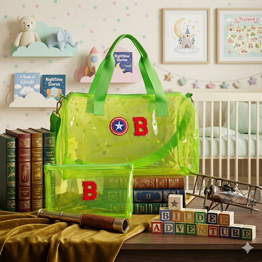 Jelly Bag and Pouch with Initial