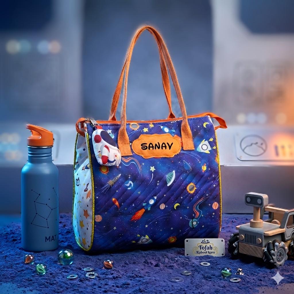 Totebag with Toy Keychain