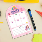 Personalized Kids Magnetic Weekly Planner
