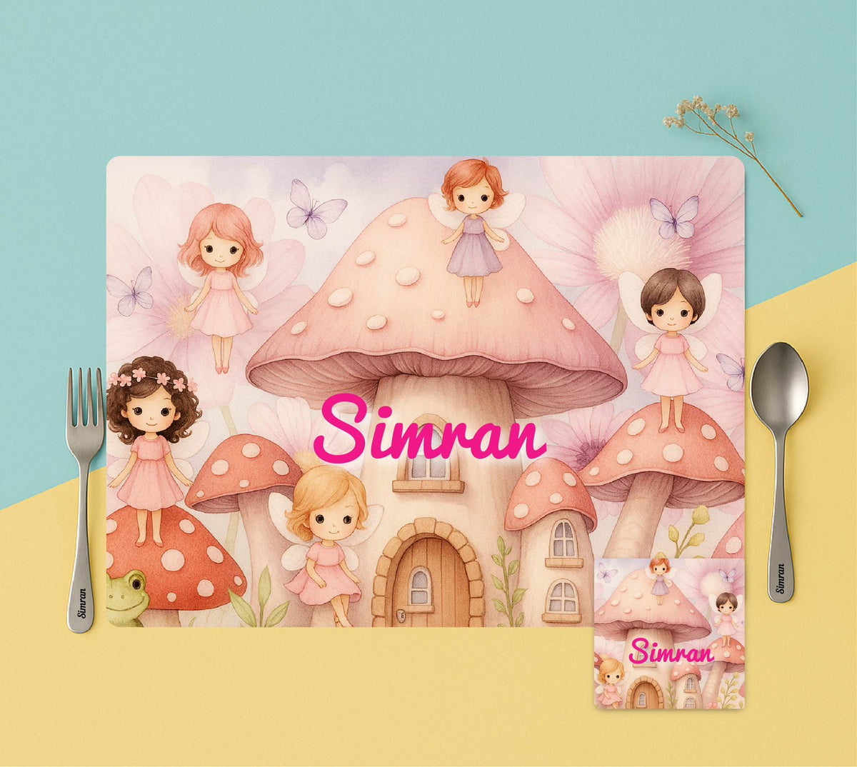 Personalised Kids Table mat Set