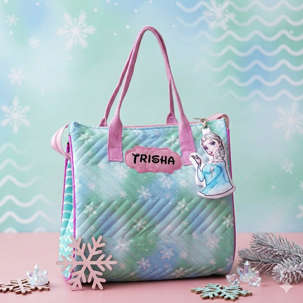 Totebag with Toy Keychain