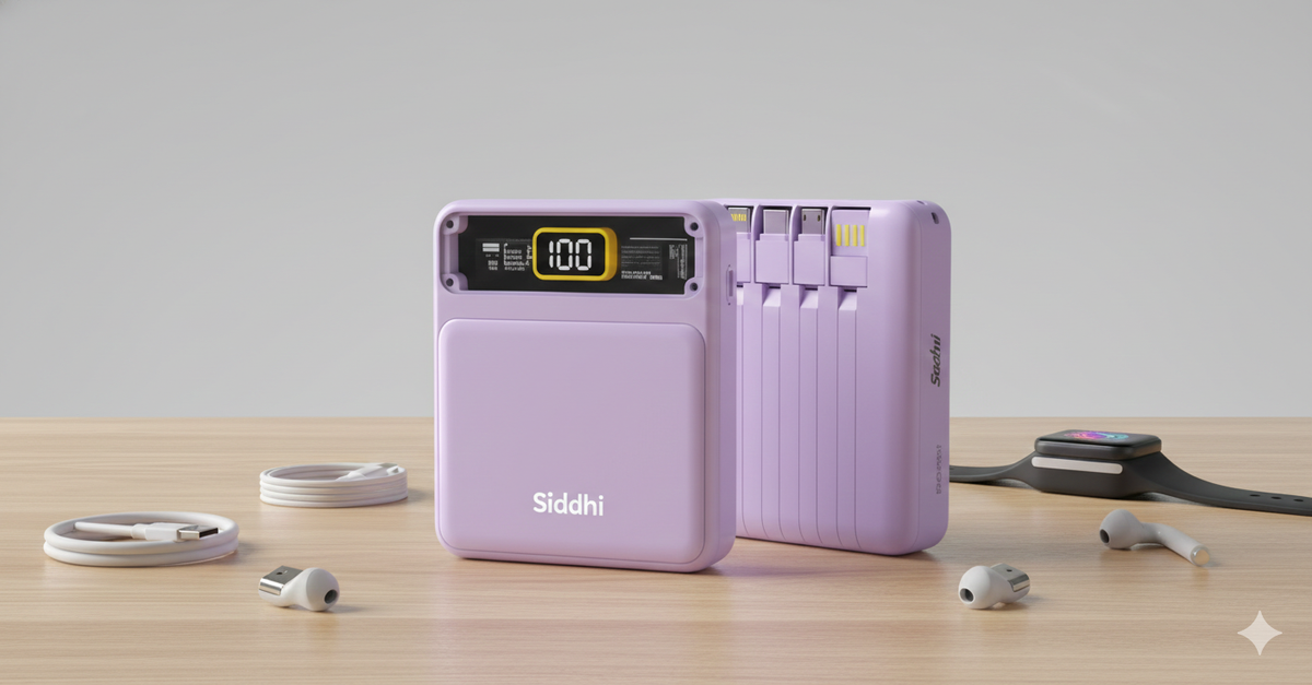 Personalised Power Bank Lavander