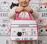Kids personalized lunch bags