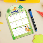 Personalized Kids Magnetic Weekly Planner