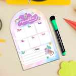 Personalized Kids Magnetic Weekly Planner