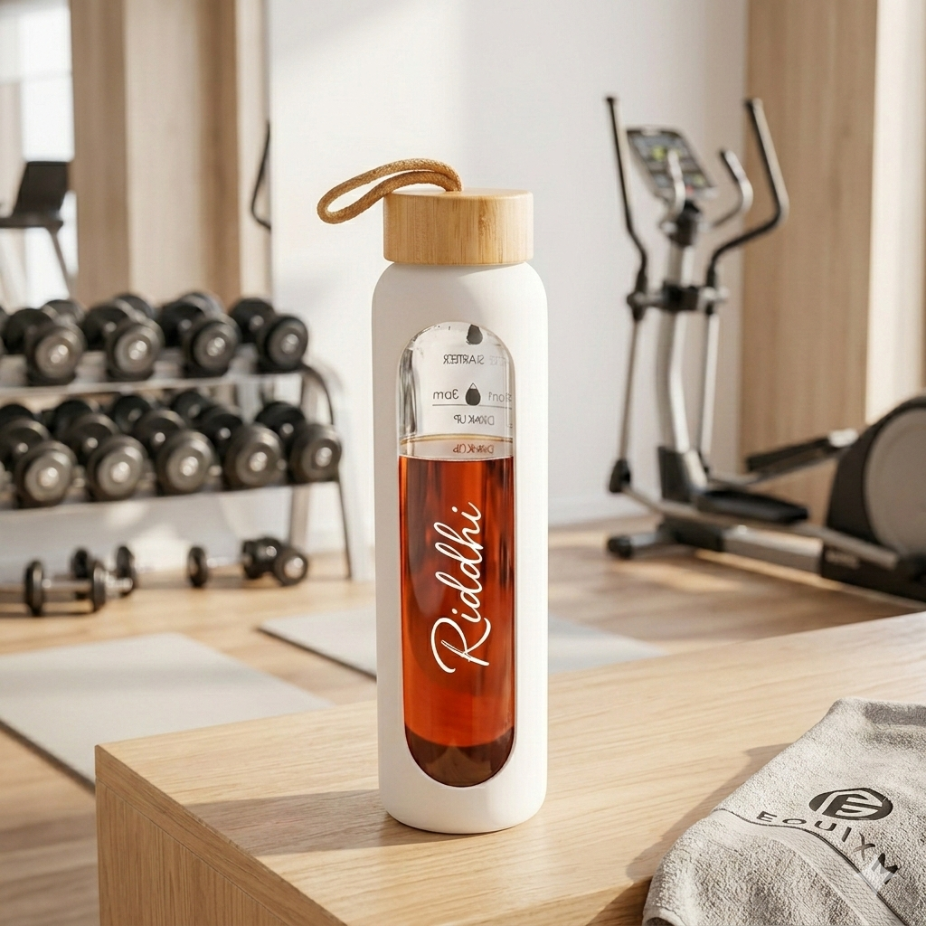 Glass Bottle With Sleeve