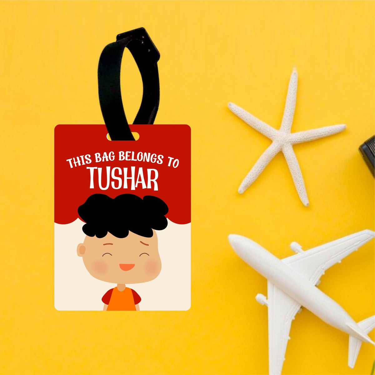 Kids Printed Luggage Girl Tags