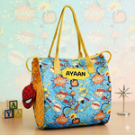 Totebag with Toy Keychain