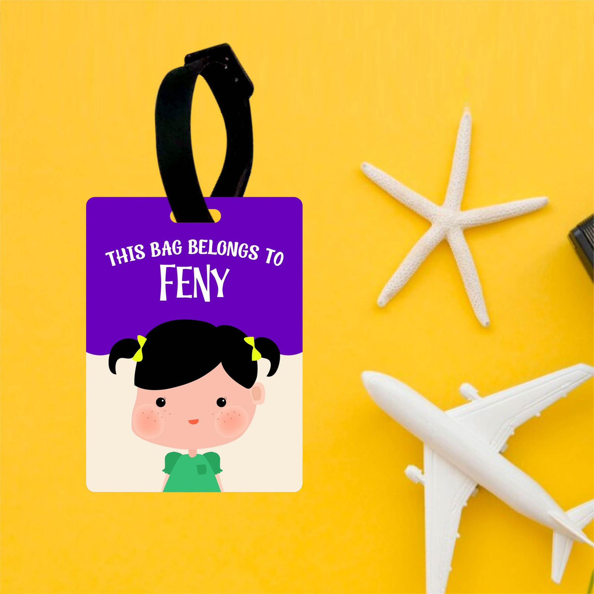 Kids Printed Luggage Boy Tags