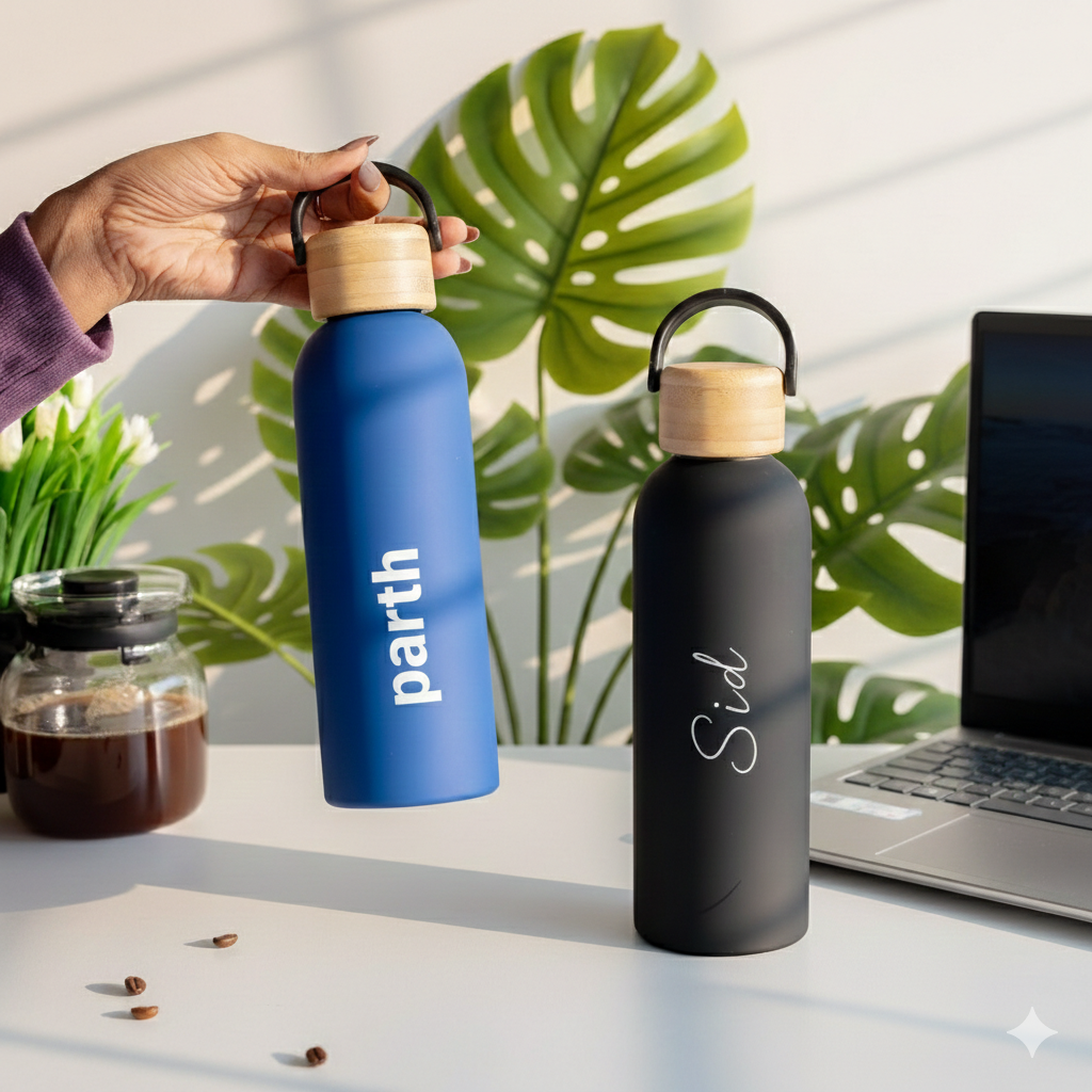 Personalised Insulated Bottle with Handle