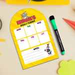 Personalized Kids Magnetic Weekly Planner