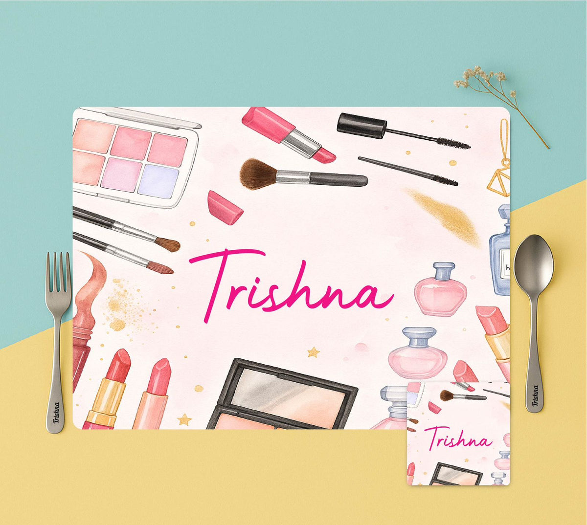 Personalised Kids Table mat Set