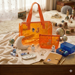 Jelly Bag and Pouch with Initial