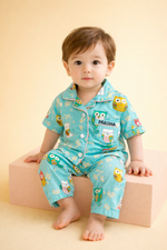 Turquoise Owl Daisy Nightsuit