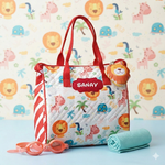 Totebag with Toy Keychain