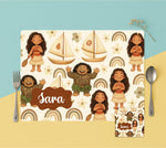 Personalised Kids Table mat Set